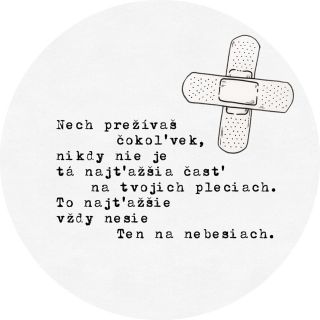 Keď telo i dušu bolesť paralyzuje, Milujúci Rodič prichádza a neanalyzuje. Sadne si do tvojej búrky a nechá ju prejsť...